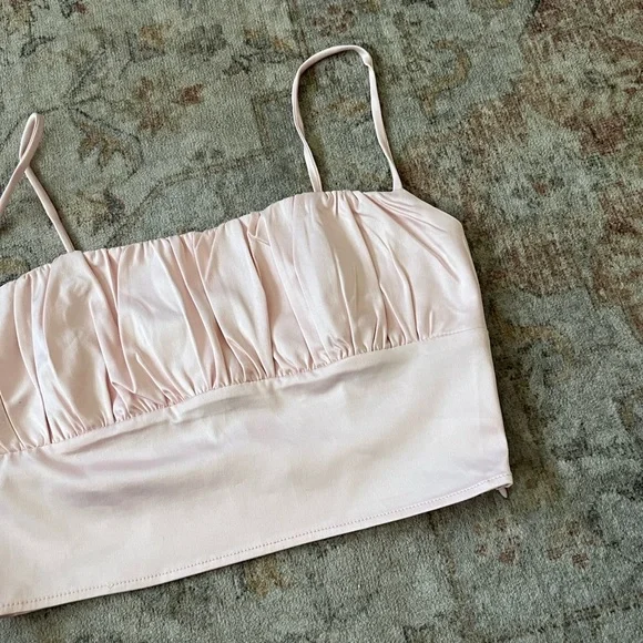 Princess Polly Pink Ruched Crop Top - Picture 6 of 14